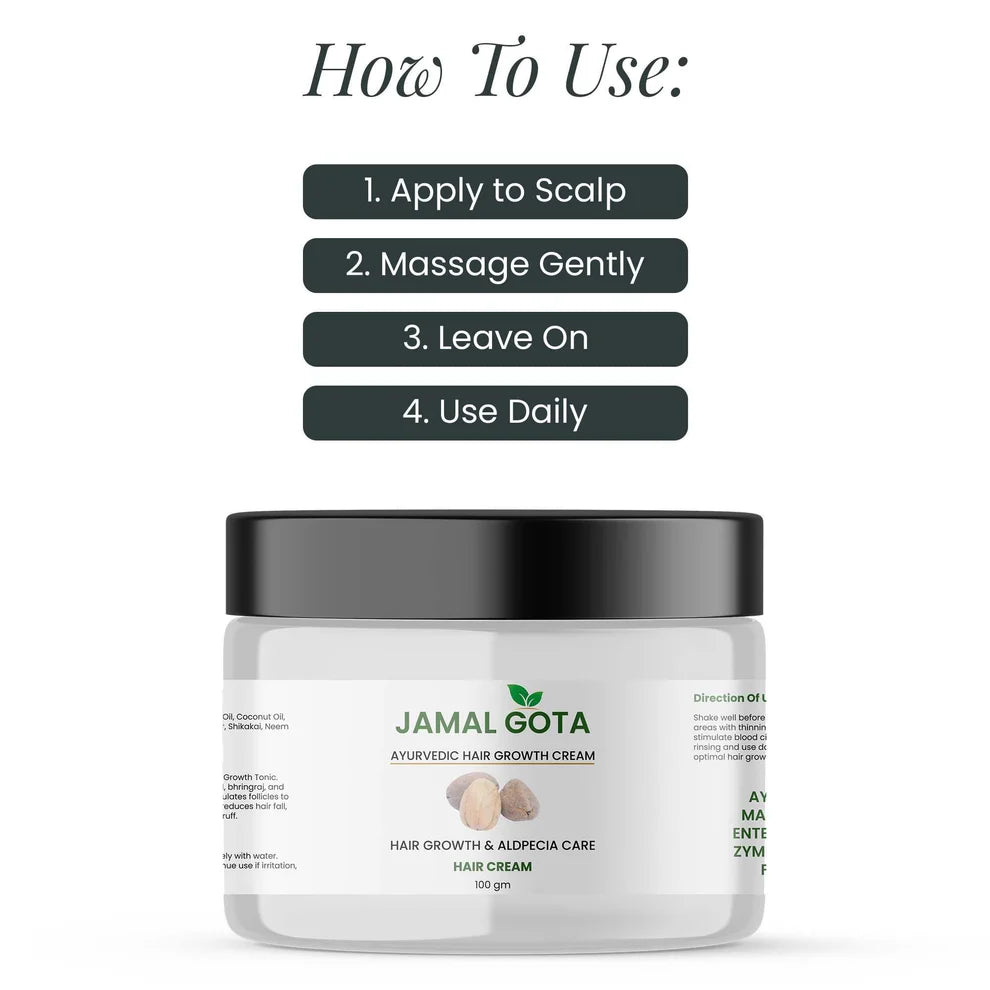 Jamalgota Ayurvedic Hair Growth Powder 100gm Each Pack of 2