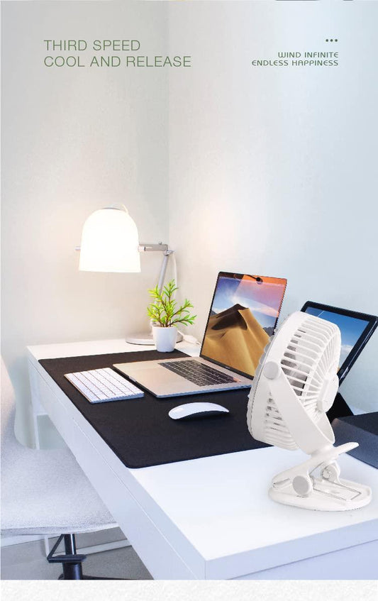 Super Airflow, Silent USB Portable Desktop Fan.