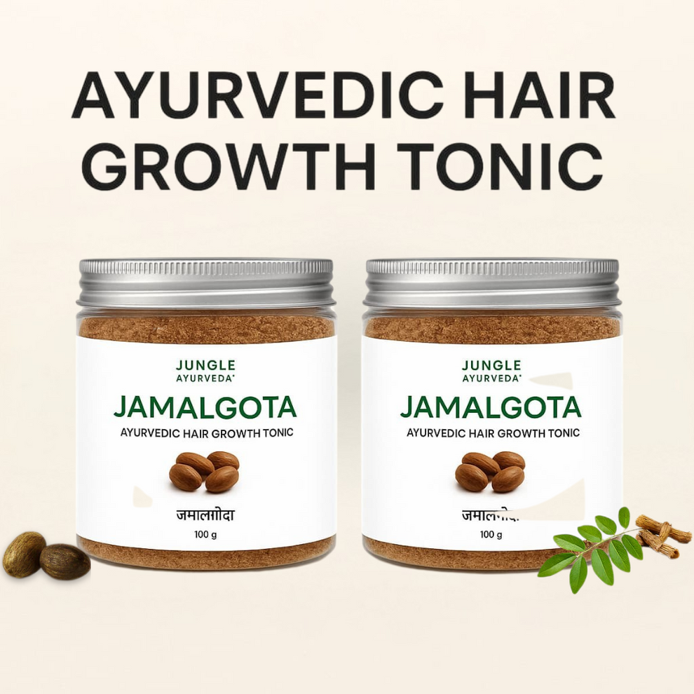 Jamalgota Ayurvedic Hair Growth Powder 100gm Each Pack of 2