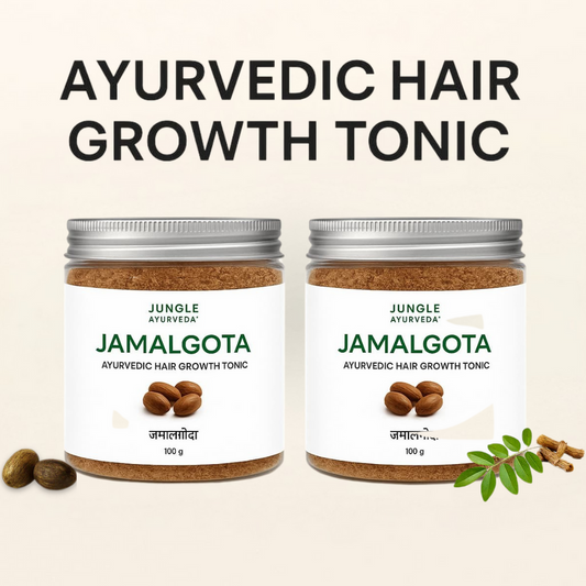 Jamalgota Ayurvedic Hair Growth Powder 100gm Each Pack of 2