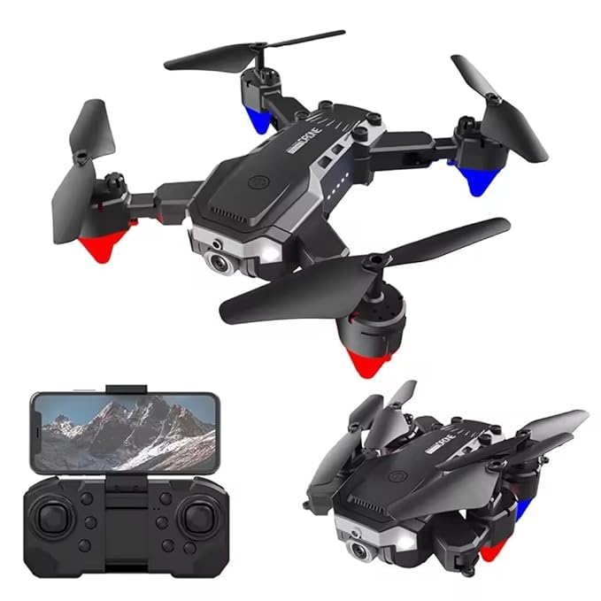 J2 Drone 4K HD Dual Camera with WiFi FPV – Foldable RC Quadcopter with Gesture Control & Long Flight Time