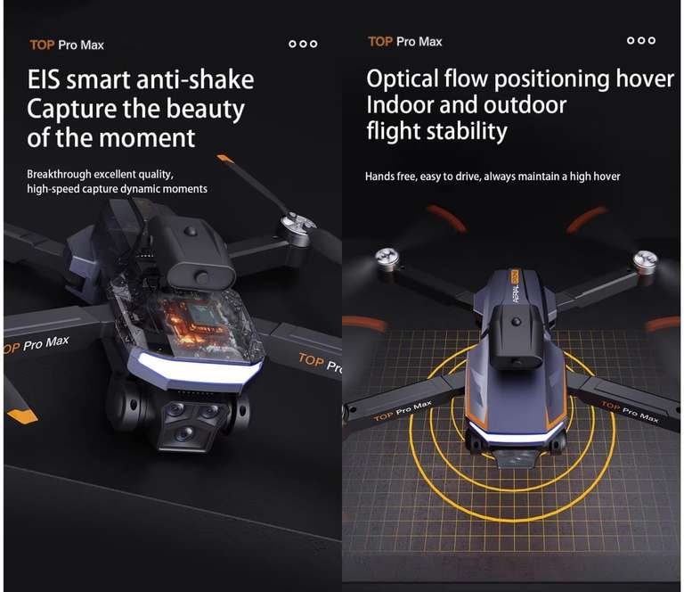 P18 Pro Drone – 4K Dual Camera Foldable Quadcopter with GPS & Obstacle Avoidance