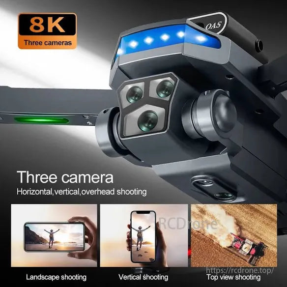 P18 Pro Drone – 4K Dual Camera Foldable Quadcopter with GPS & Obstacle Avoidance